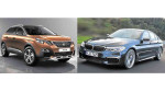 The BMW 5 Series (right) will have high-tech features like rear-wheel steering, adaptive cruise control and hands-free gesture control while Peugeot’s stylish new 3008 SUV promises to arouse the senses.